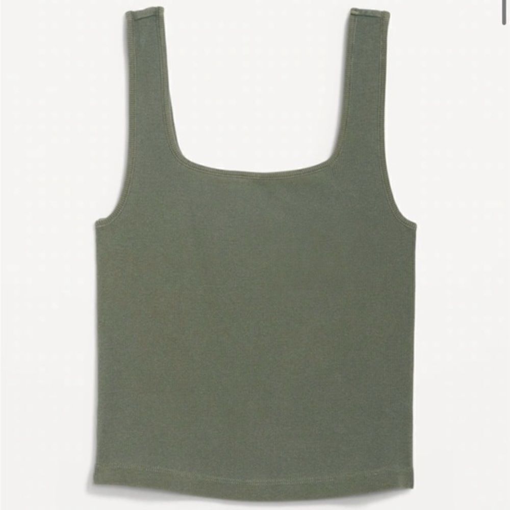 Old Navy Cropped Rib-Knit Tank Top – Women’s Large – NWT